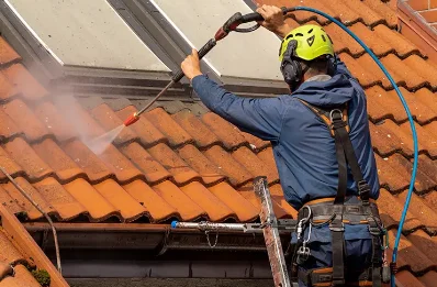 Démoussage et hydrofuge de toiture à Siran